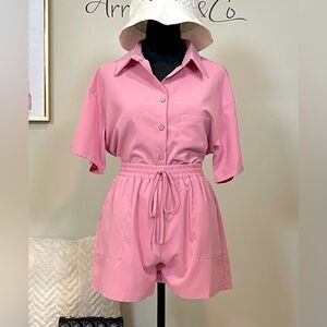 NWOT: 2 in 1 Shorts Set in Pink